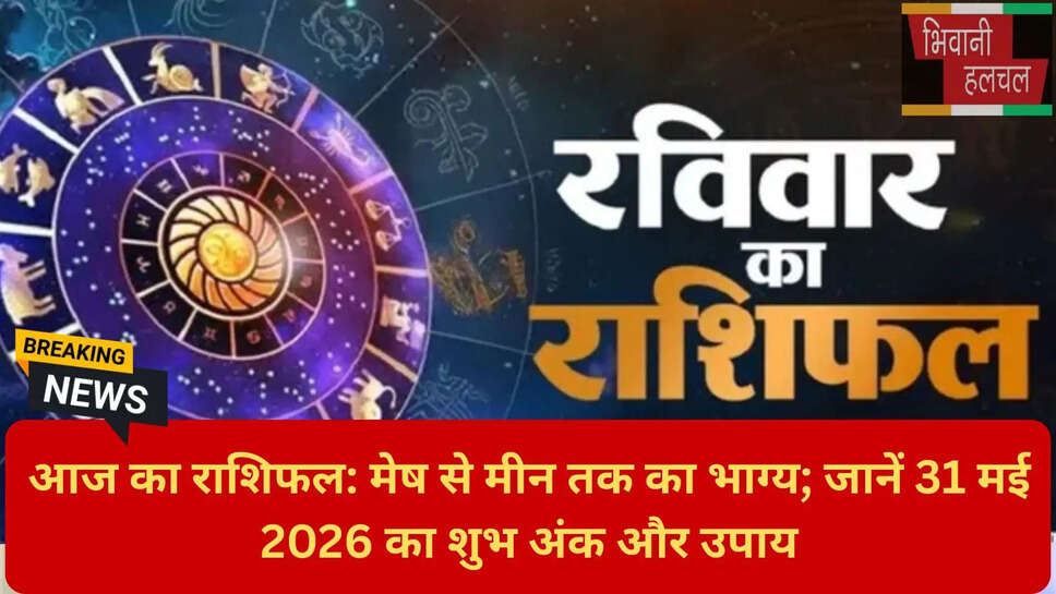 आज का शुभ अंक