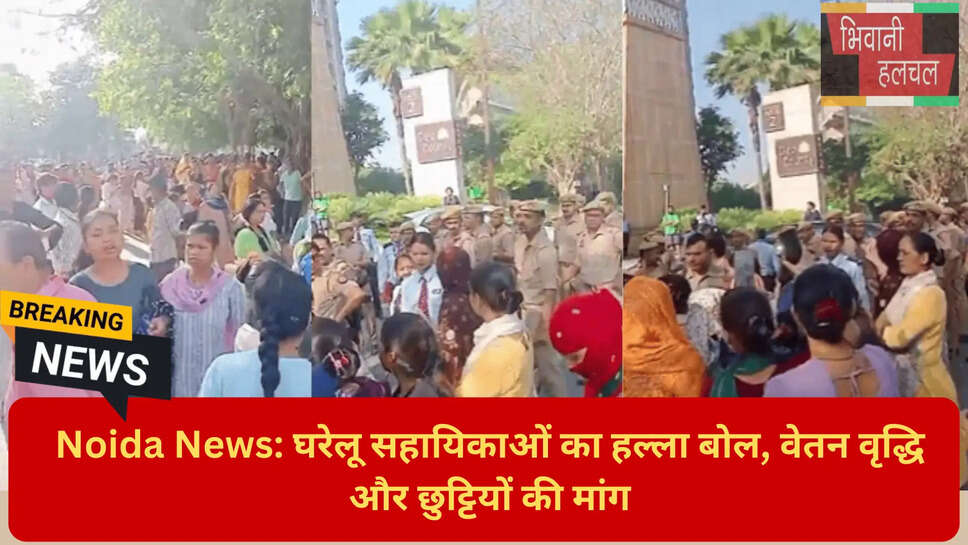 घरेलू सहायिकाओं की मांगें