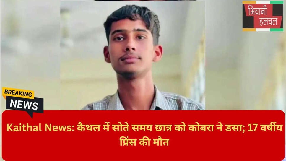 Student Prince Death Kaithal