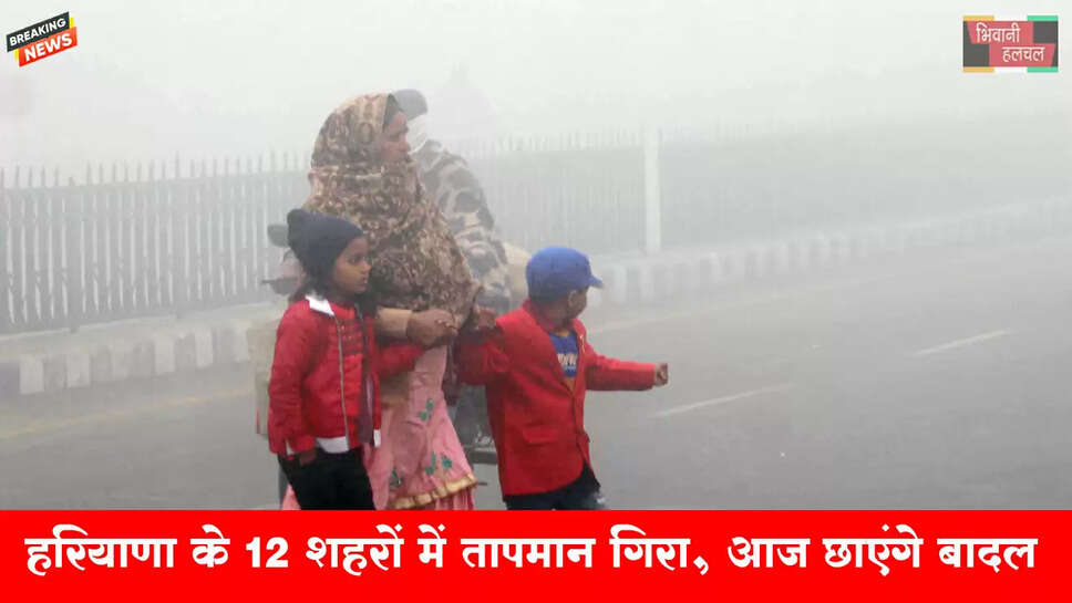 हरियाणा के 12 शहरों में 8℃ से कम तापमान