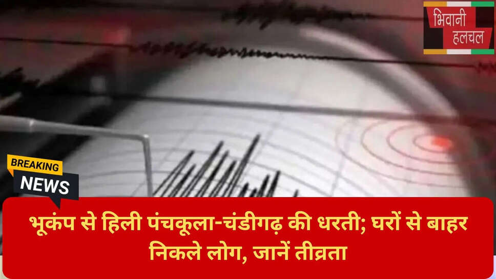 हरियाणा पंजाब में भूकंप 2026