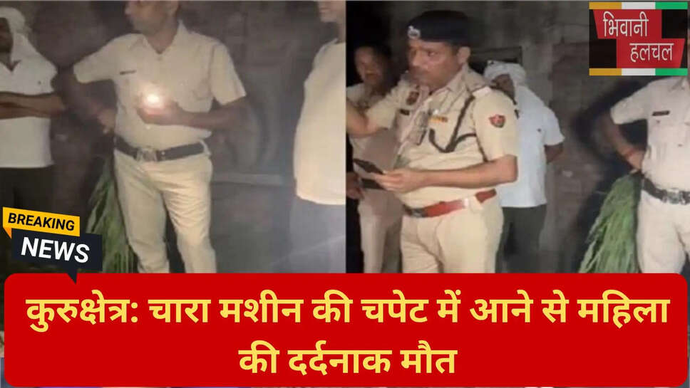 चारा काटने वाली मशीन से हादसा