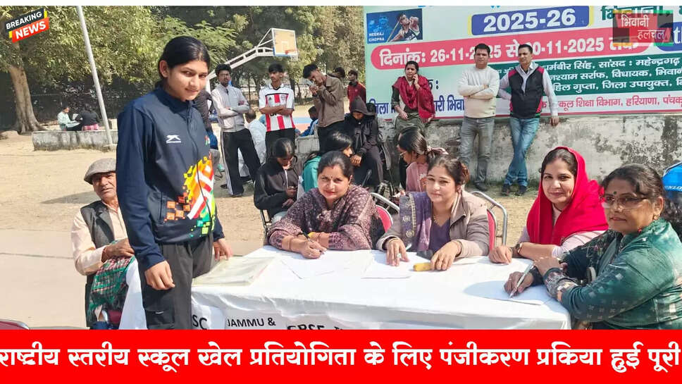 5 दिवसीय 69वीं राष्ट्रीय स्तरीय स्कूली खेल प्रतियोगिता आज से, पंजीकरण प्रक्रिया हुई पूरी