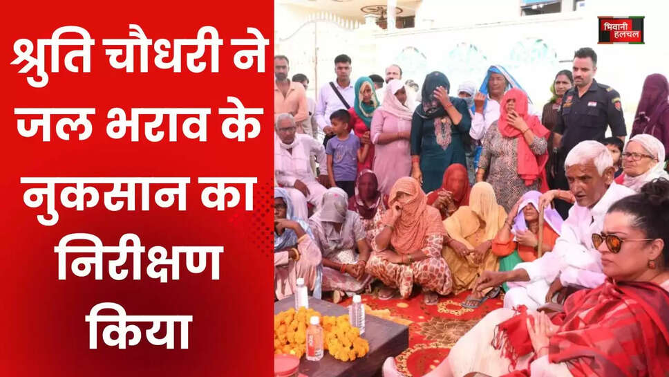 कैबिनेट मंत्री श्रुति चौधरी ने सागवान और बीरण गांव का दौरा कर अधिकारियो को दिए दिशा-निर्देश