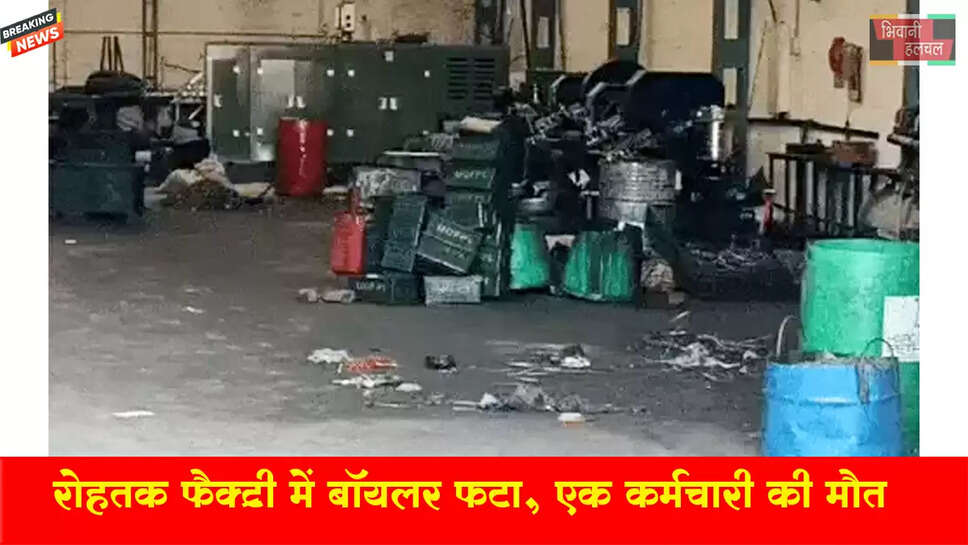 रोहतक की फैक्ट्री में बॉयलर फटा, एक कर्मचारी की मौत&nbsp;
