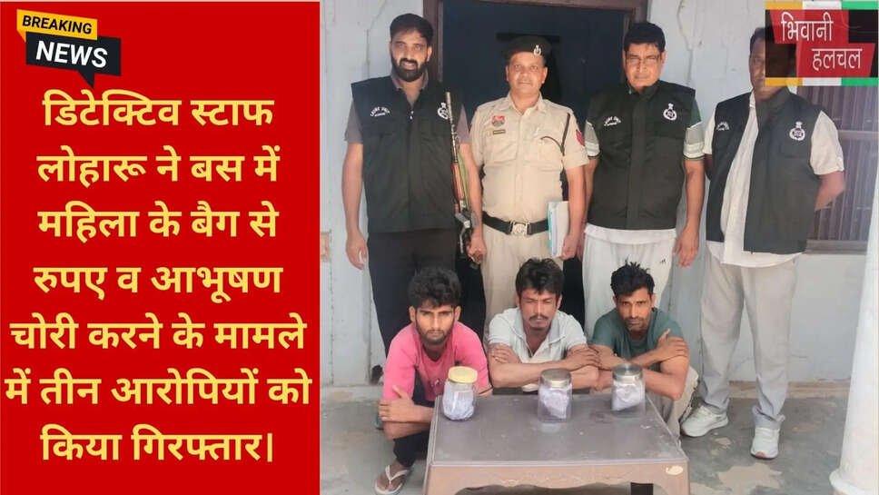 चोरी की वारदात का खुलासा