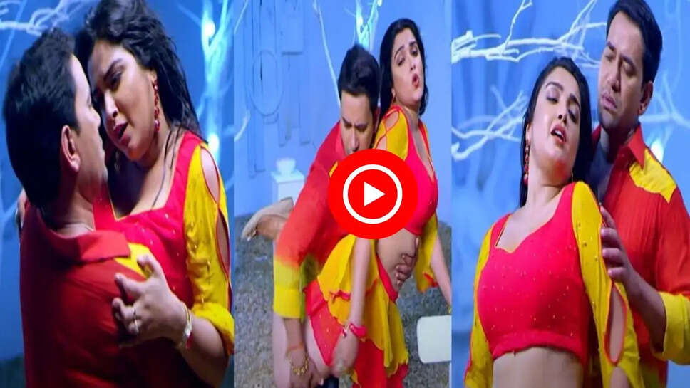 लाल स्&zwj;कर्ट में आम्रपाली दुबे ने इंटरनेट पर मचाया कहर, आप भी देखें वीडियो&nbsp;