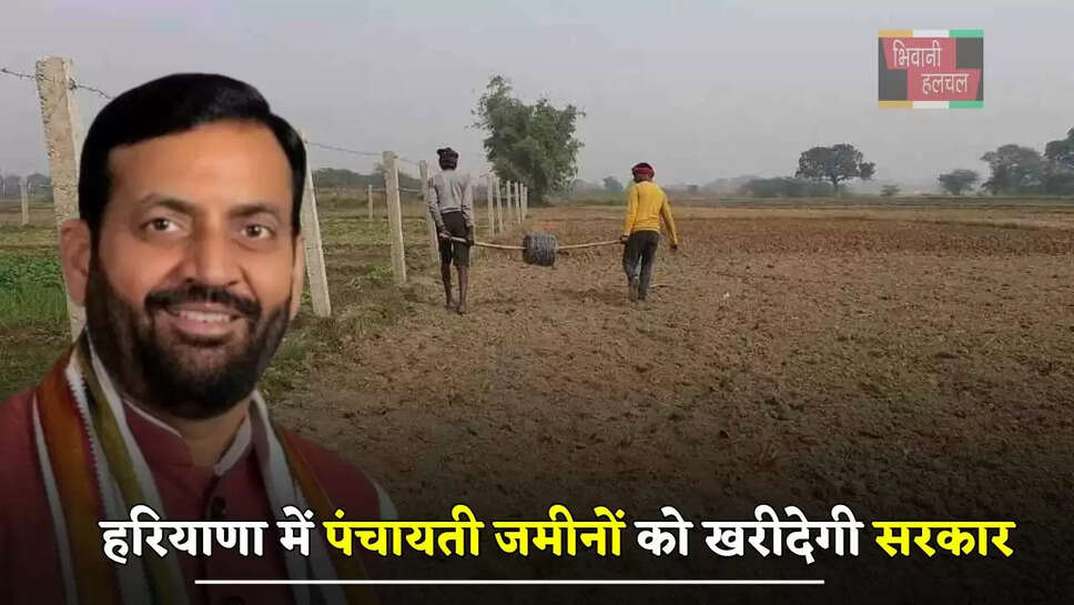 हरियाणा में पंचायती जमीनों को खरीदेगी सरकार, मंत्री ने अधिकारियों को दिए ये निर्देश
