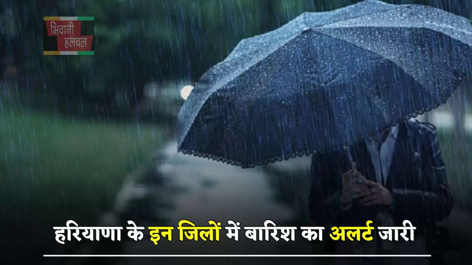 हरियाणा के इन जिलों में&nbsp;बारिश का&nbsp;अलर्ट जारी, देखें मौसम विभाग की ताजा अपडेट&nbsp;