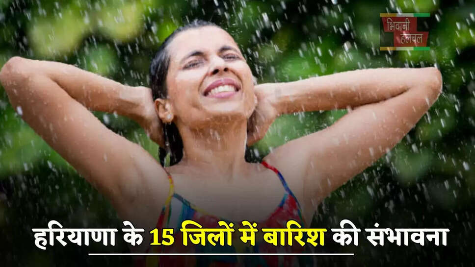 हरियाणा के जींद भिवानी समेत 15 जिलों में बारिश की संभावना, IMD ने जारी किया अलर्ट