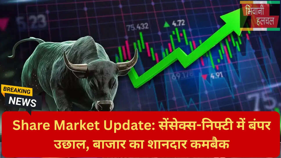 सेंसेक्स-निफ्टी बढ़त