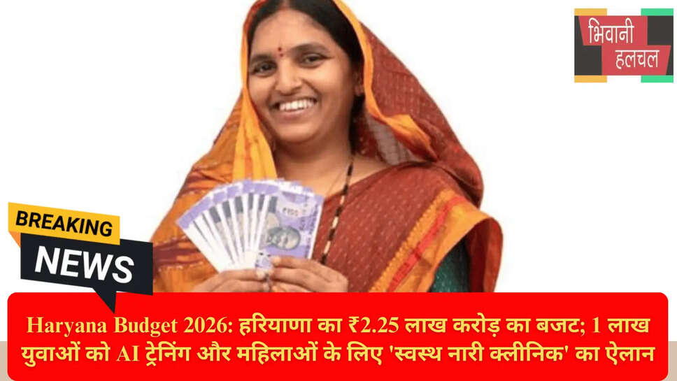 Haryana Budget Highlights 2026,