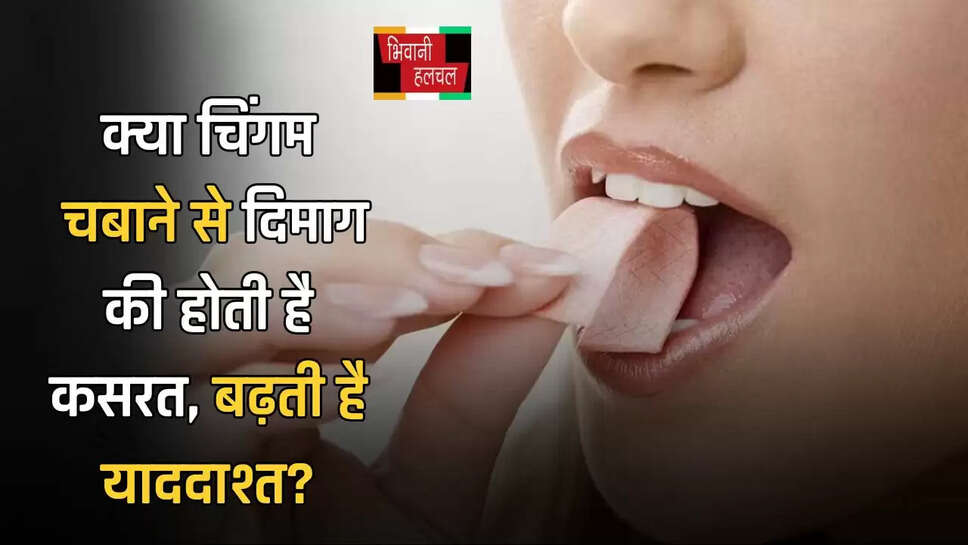 क्या चिंगम चबाने से दिमाग की होती है कसरत, बढ़ती है याददाश्त? जाने इसके फायदे और नुकसान