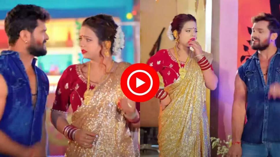 खेसारी लाल ने भाभी के साथ जमकर खेली होली, Video ने मचाई धूम