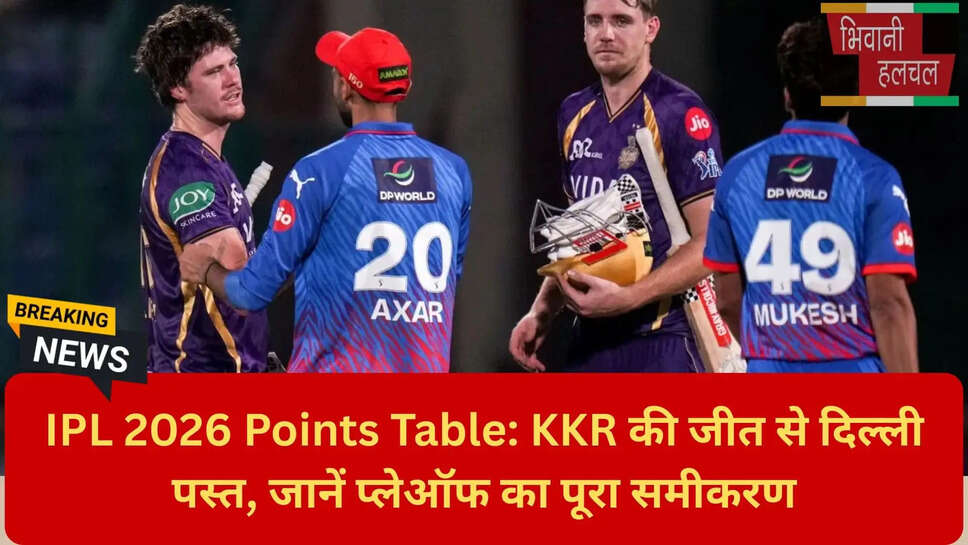 केकेआर प्लेऑफ समीकरण