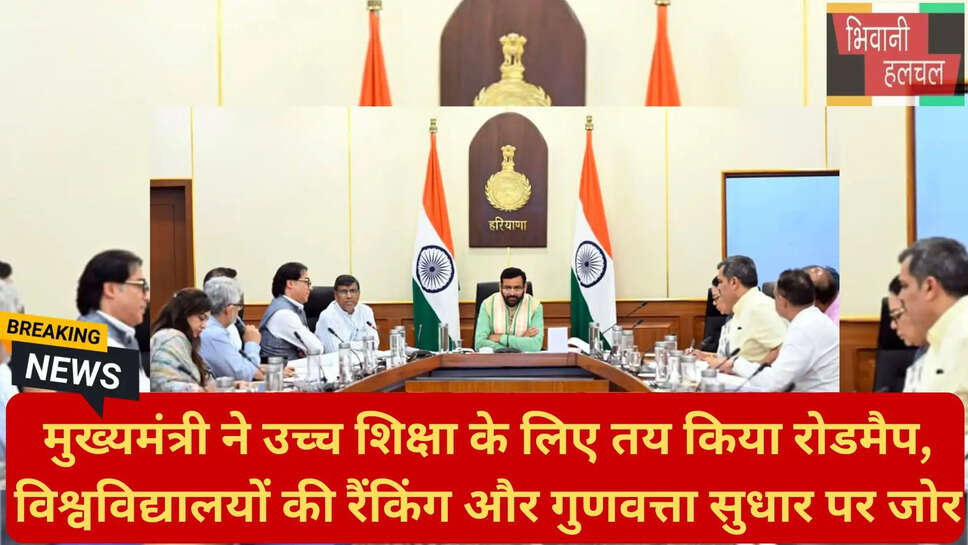 उच्च शिक्षा नवाचार हरियाणा।