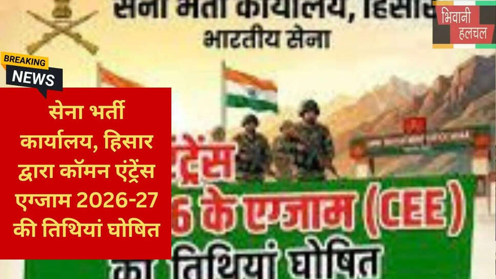 Hisar Army Recruitment Office Update