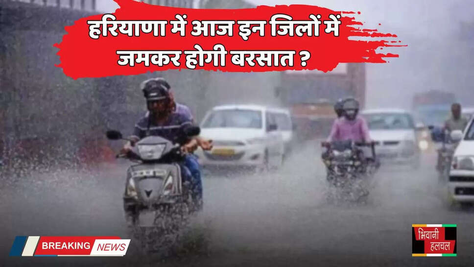 Haryana Weather: हरियाणा में आज मानसून का आखिरी दिन, इन जिलों में जमकर होगी बरसात ?