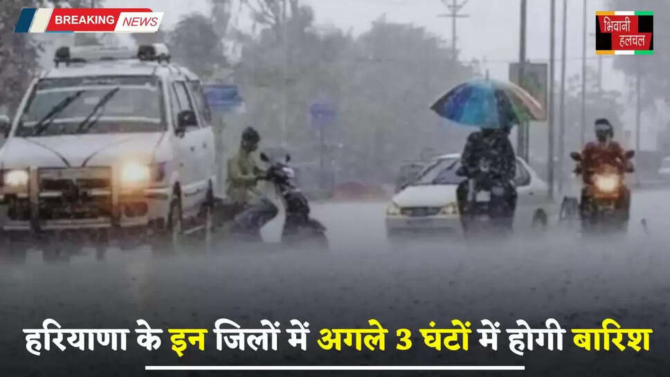 Haryana Weather: हरियाणा के इन जिलों में अगले 3 घंटों में होगी बारिश, देखें ताजा अपडेट&nbsp;