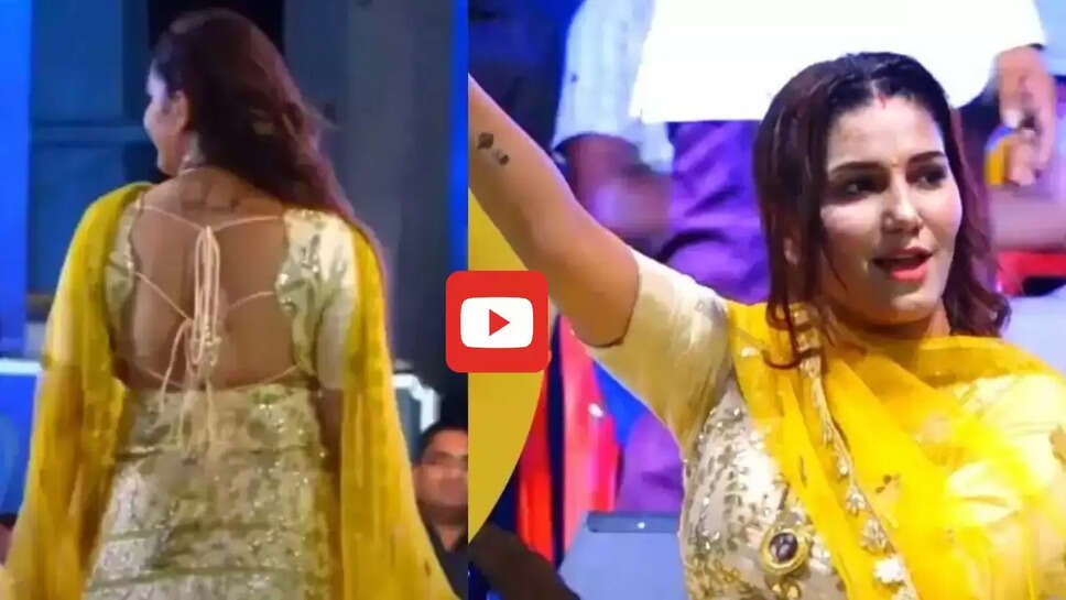  'गोली चल जावेगी' गाने पर सपना चौधरी ने मचाया गदर, डांस देख बेकाबू हुई पूरा गांव&nbsp;