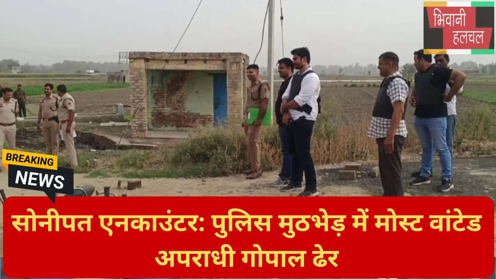 पुलिस और बदमाश फायरिंग