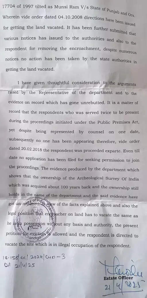 Haryana: हरियाणा के इस पूरे&nbsp;गांव को खाली करने के आदेश, ASI ने भेजा नोटिस, जाने वजह ?&nbsp;