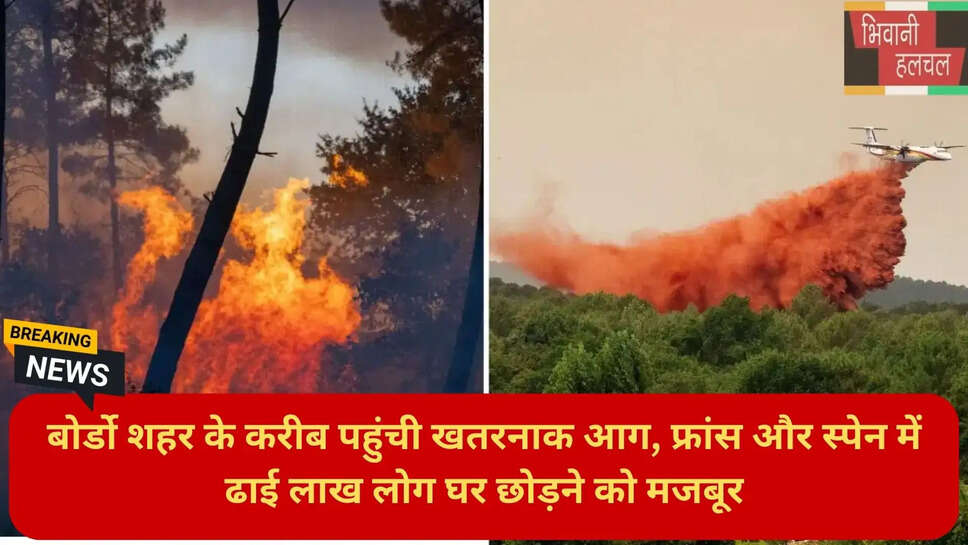 बोर्डो शहर आग न्यूज