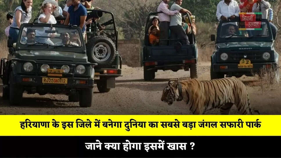  हरियाणा के इस जिले में बनेगा दुनिया का सबसे बड़ा जंगल सफारी पार्क, जाने क्या होगा इसमें खास ?