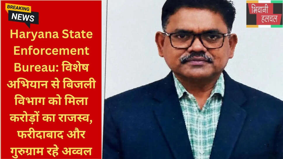 गुरुग्राम फरीदाबाद बिजली रिकवरी