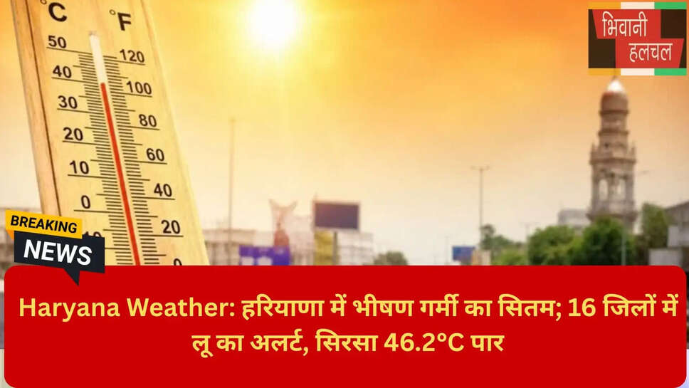 IMD Haryana Heatwave Warning