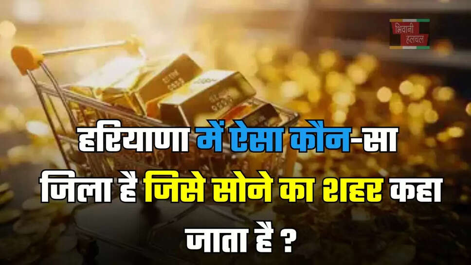 हरियाणा में ऐसा कौन-सा जिला है जिसे&nbsp;सोने का शहर कहा जाता है ? जाने जवाब&nbsp;