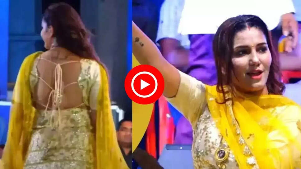 'गोली चल जावेगी' गाने पर सपना चौधरी ने मचाया गदर, डांस देख बेकाबू हुई भीड़