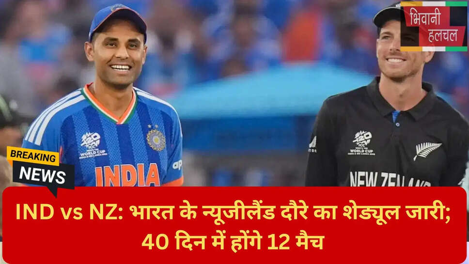 भारतीय क्रिकेट टीम शेड्यूल 2026