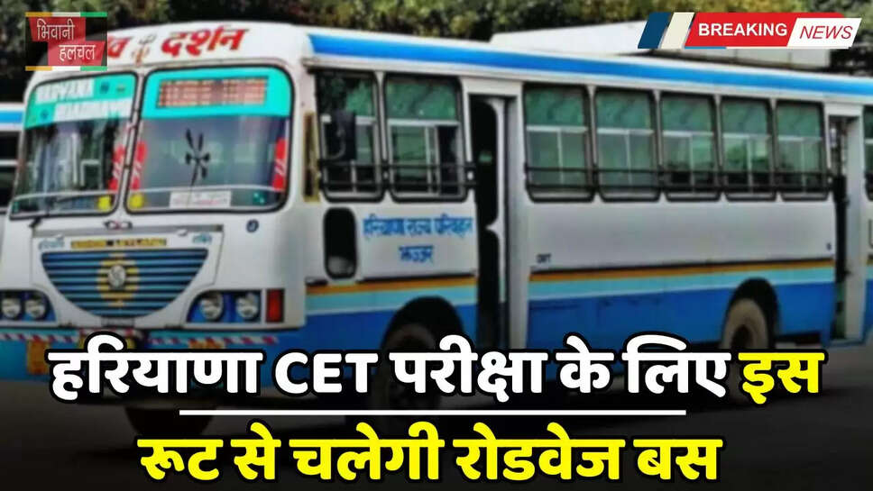 Haryana: हरियाणा CET परीक्षा के लिए इस रूट से चलेगी रोडवेज बस, देखें नया टाइमटेबल&nbsp;