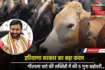 गौशाला चारे की सब्सिडी में की 5 गुना बढ़ोतरी